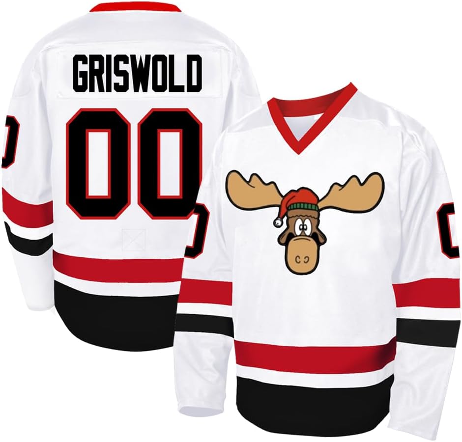CUTHBERT Griswold Movie Ice Hockey Jersey for Christmas Fun