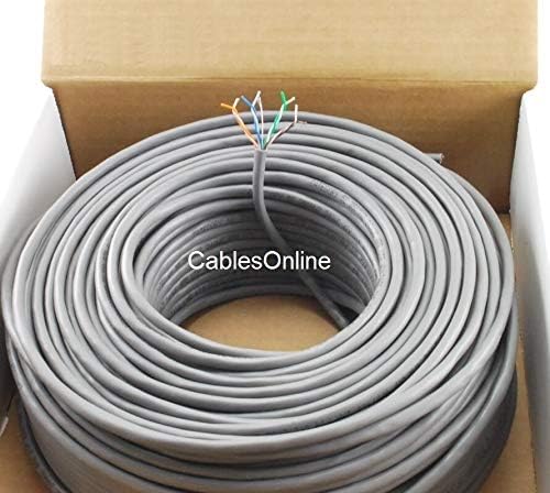 CablesOnline 250ft CAT5e RJ45 Solid Ethernet Cable Spool Review