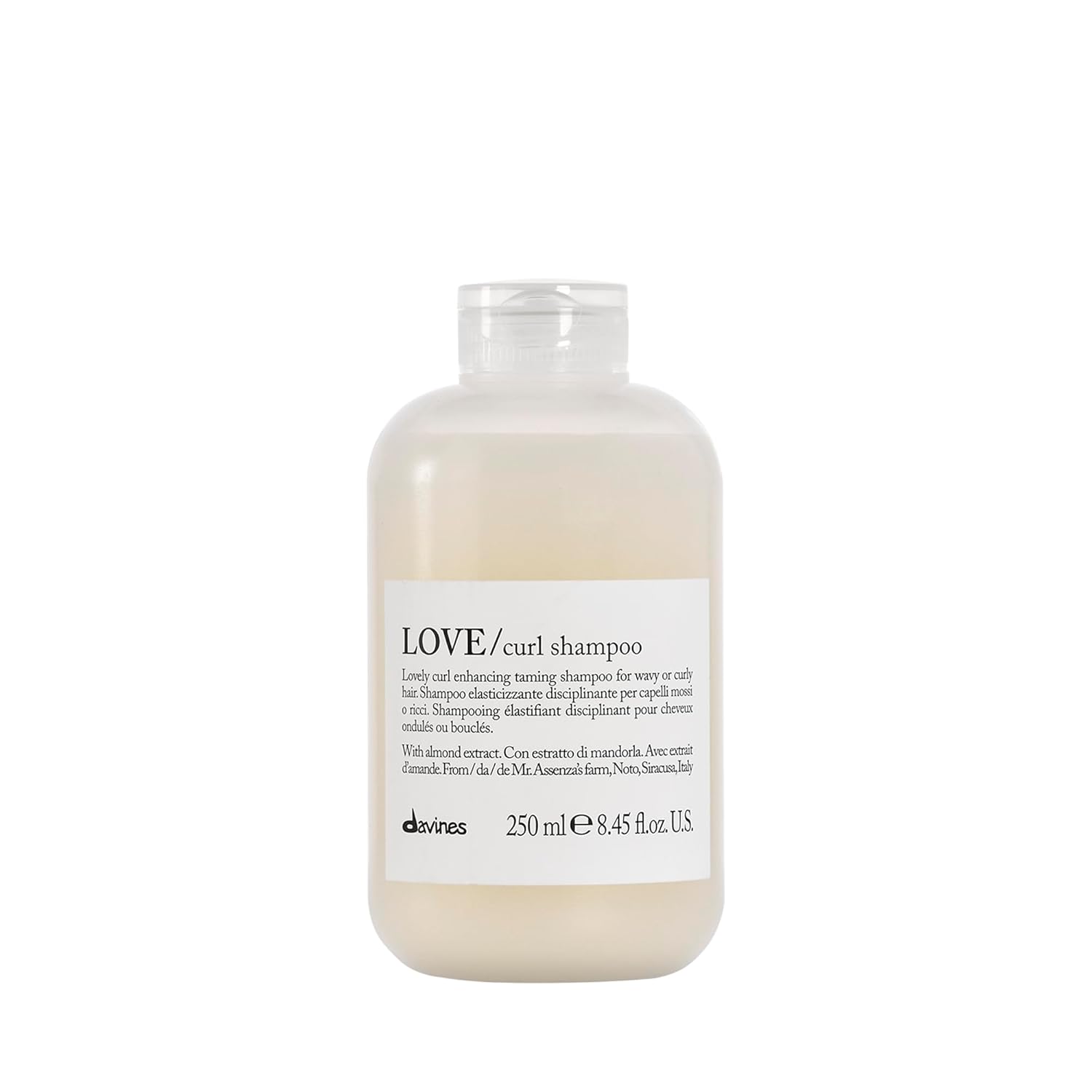 Davines LOVE Curl Shampoo for Wavy and Curly Hair Care