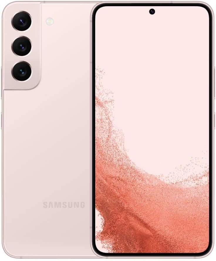 SAMSUNG Galaxy S22 5G Unlocked - 128GB Pink Gold Smartphone