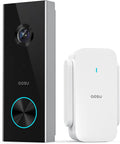 AOSU Wireless Doorbell Camera: 2K Resolution, No Fees, 180-Day Battery