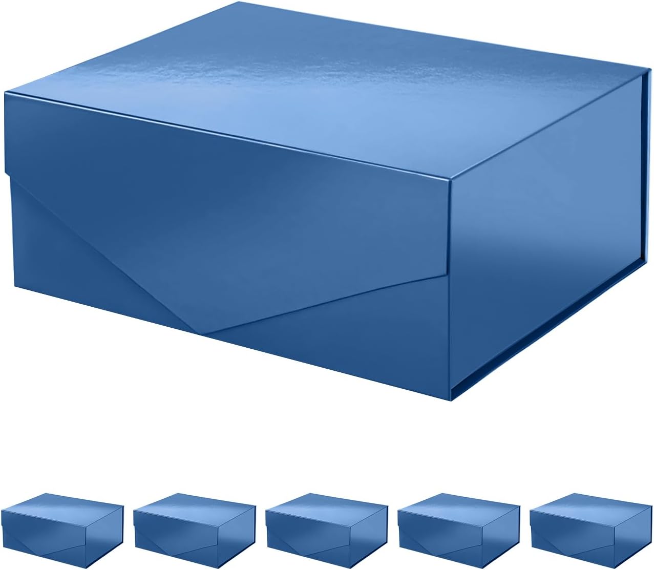 PACKHOME 6 Gift Boxes with Magnetic Lids for Elegant Packaging