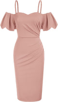 Belle Poque Off Shoulder Ruched Bodycon Vintage Dress Review