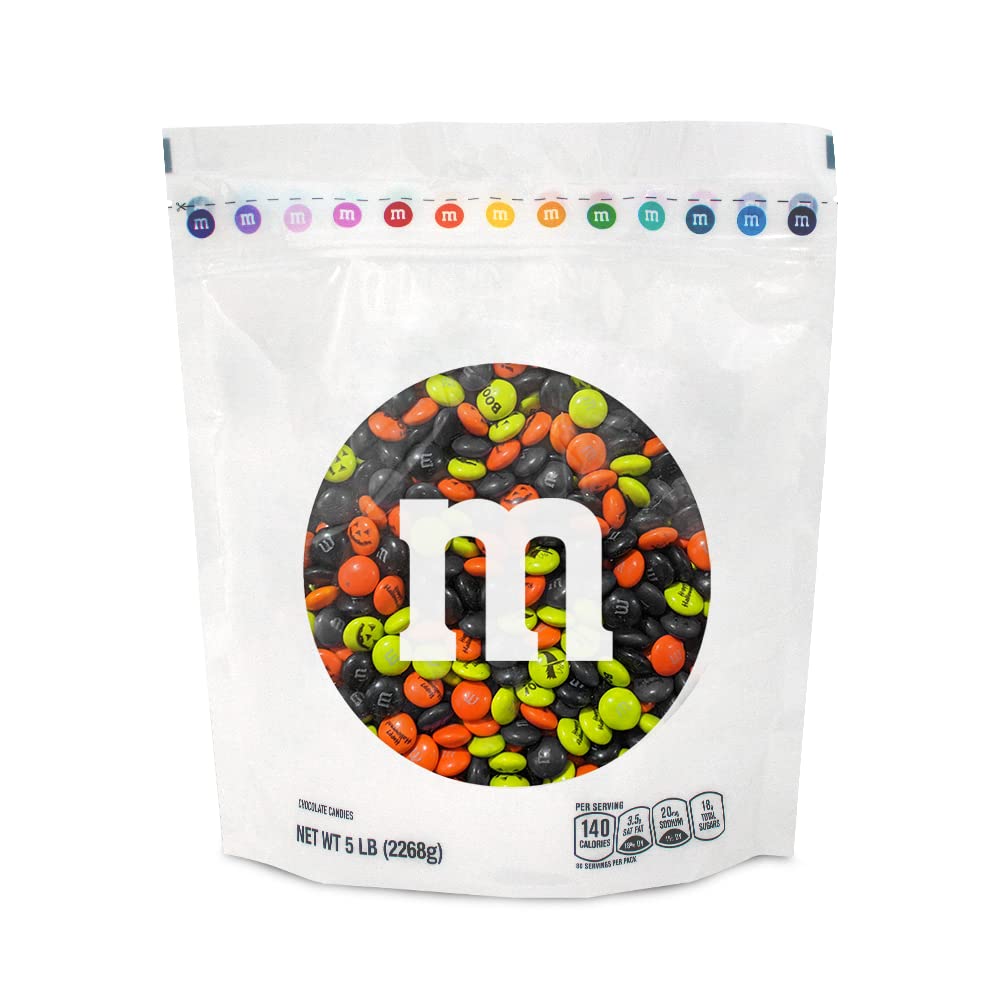 M&MS Pre-Printed Halloween Candy - Perfect for Parties and Treats
