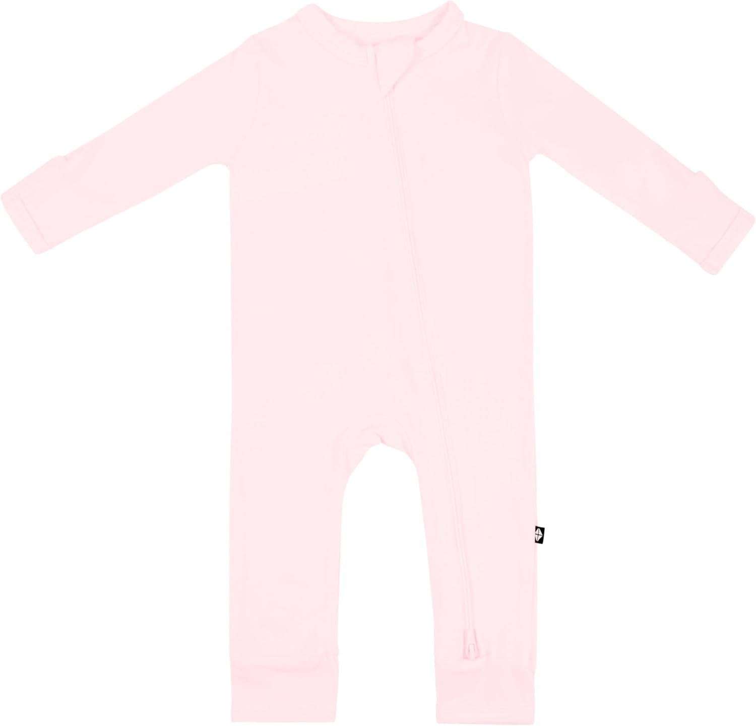 KYTE BABY Unisex Bamboo Zippered Rompers for Infants 0-24 Months