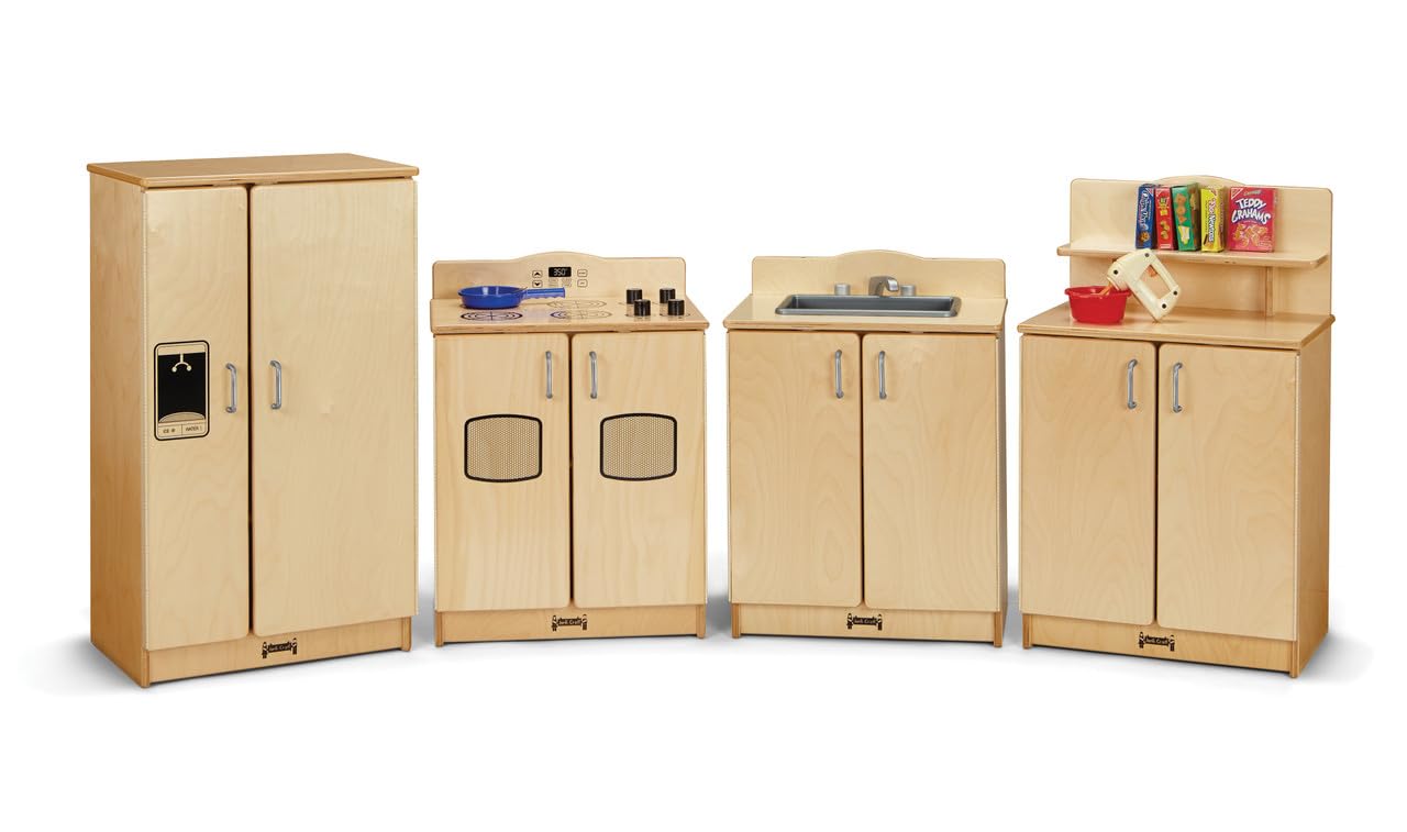 Jonti-Craft Culinary Creations Play Kitchen - Natural Wood Set