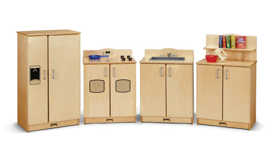 Jonti-Craft Culinary Creations Play Kitchen - Natural Wood Set