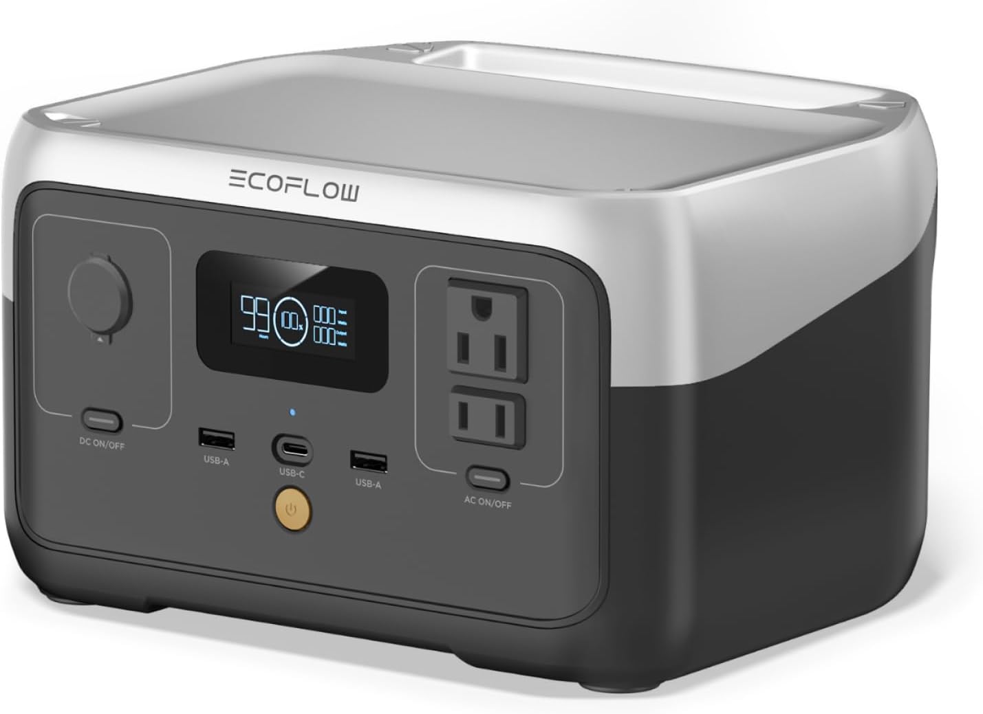 EF ECOFLOW RIVER 2: 256Wh LiFePO4 Battery - Fast Charge