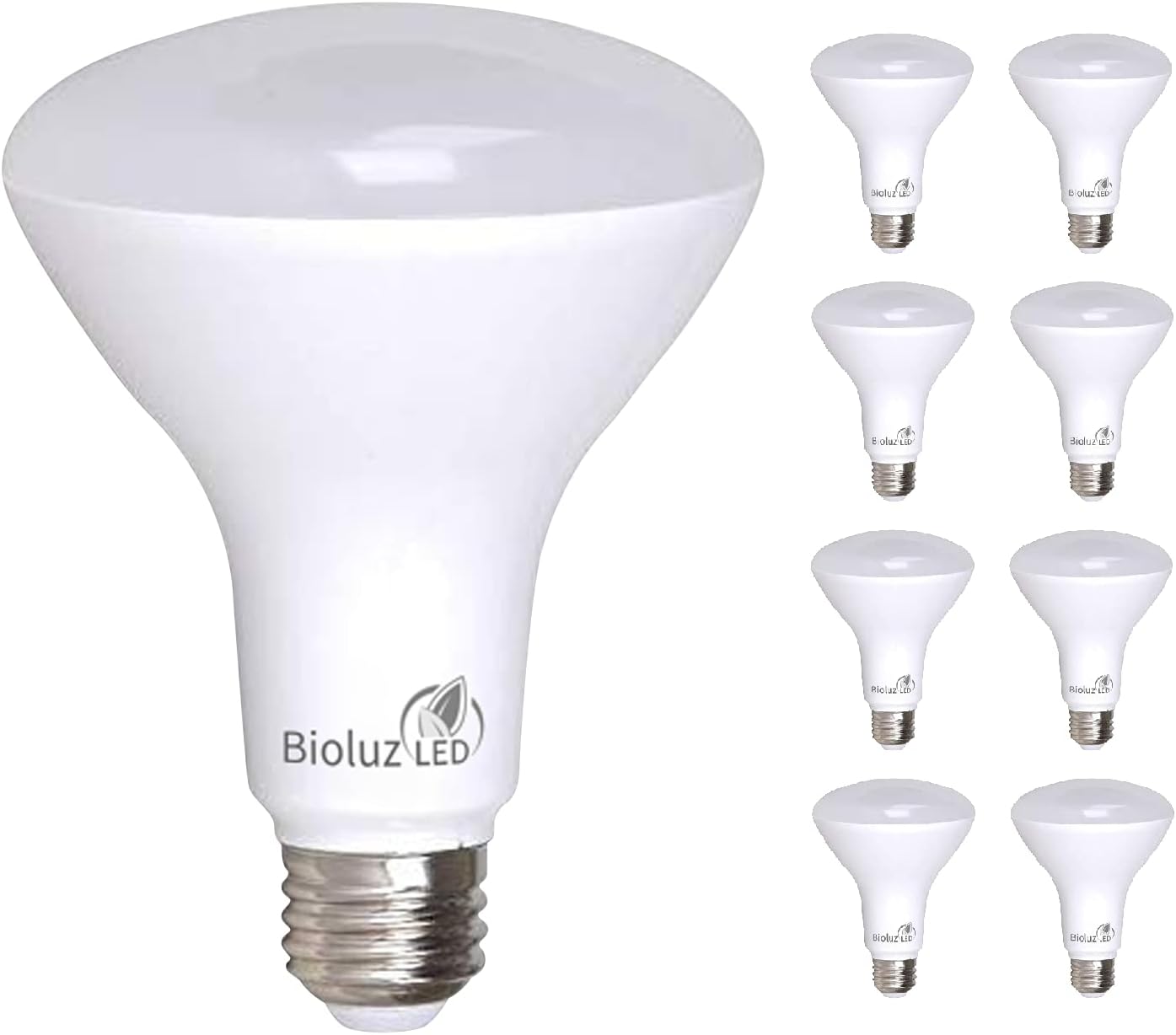 Bioluz LED BR30 Bulbs - Energy Efficient Indoor Flood Lights