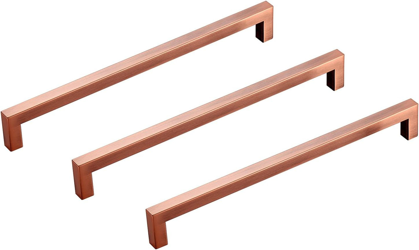 10 Pack 8 Inch Antique Copper Kitchen Cabinet Handles for Style