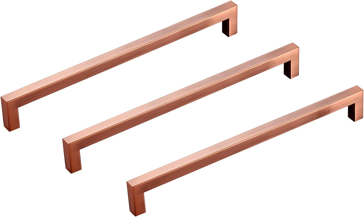10 Pack 8 Inch Antique Copper Kitchen Cabinet Handles for Style