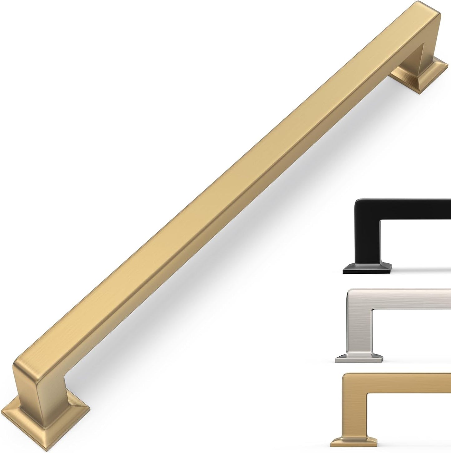 10 Inch Cabinet Pulls in Champagne Bronze for Stylish Kitchens