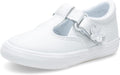 Girls Leather Daphne Mary Jane Flat - Comfortable TStrap
