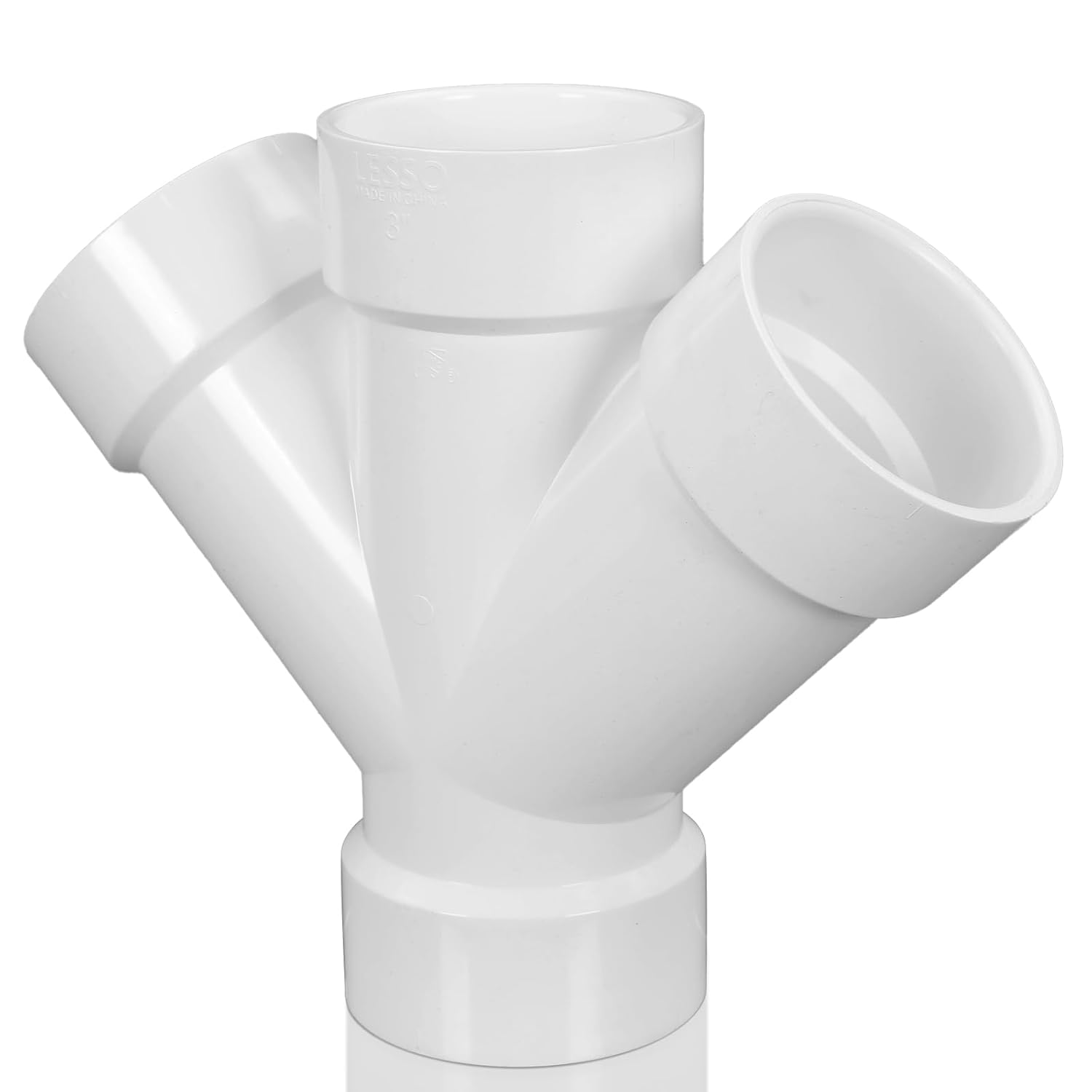 4 Inch Hub PVC DWV Double Wye Schedule 40 for Efficient Drainage
