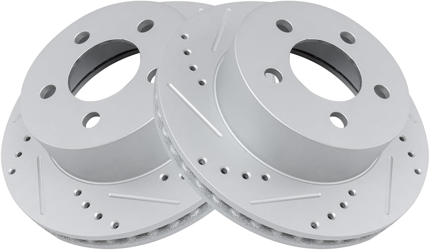 TRQ Front Performance Brake Rotors Set for Jeep Cherokee & Wrangler