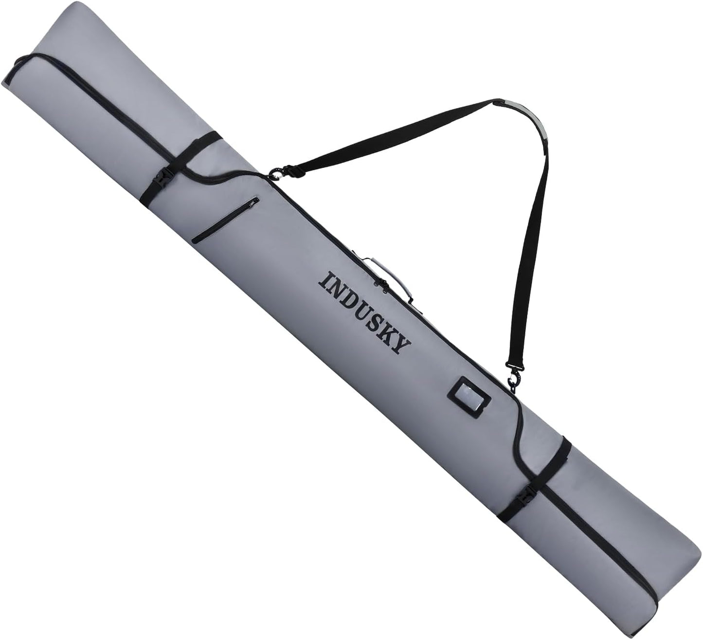 InduSKY Ski Bag - Waterproof & Adjustable, Fits 200cm Skis