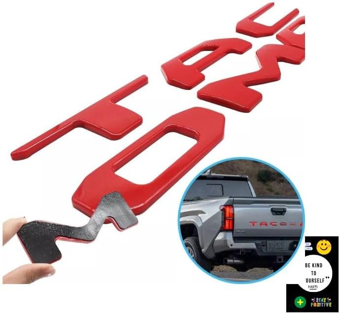 Enhance Your Ride with Red 3D Emblems