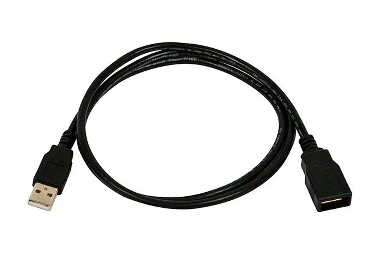 Monoprice Gold Plated USB Extension Cable - 3ft