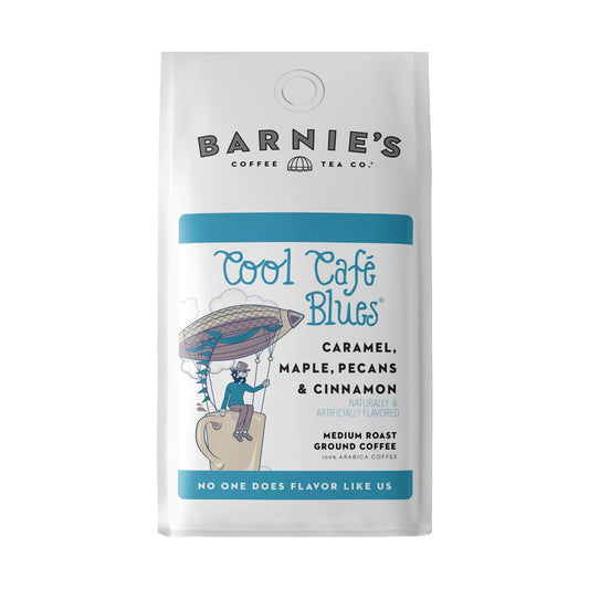 BARNIE'S Caramel Maple Pecan Coffee, Medium Roast, Gluten-Free, 12 oz Bag