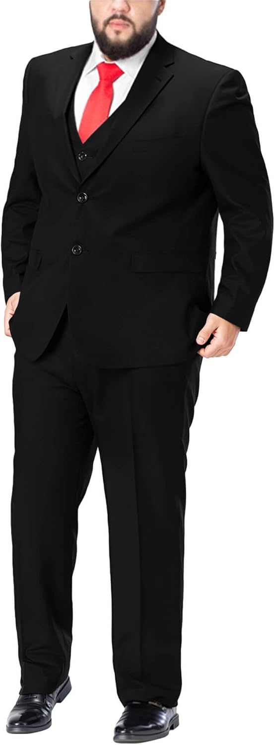 GATMSTZ Men's Formal Big Tall 3 Piece Suit for Every Occasion