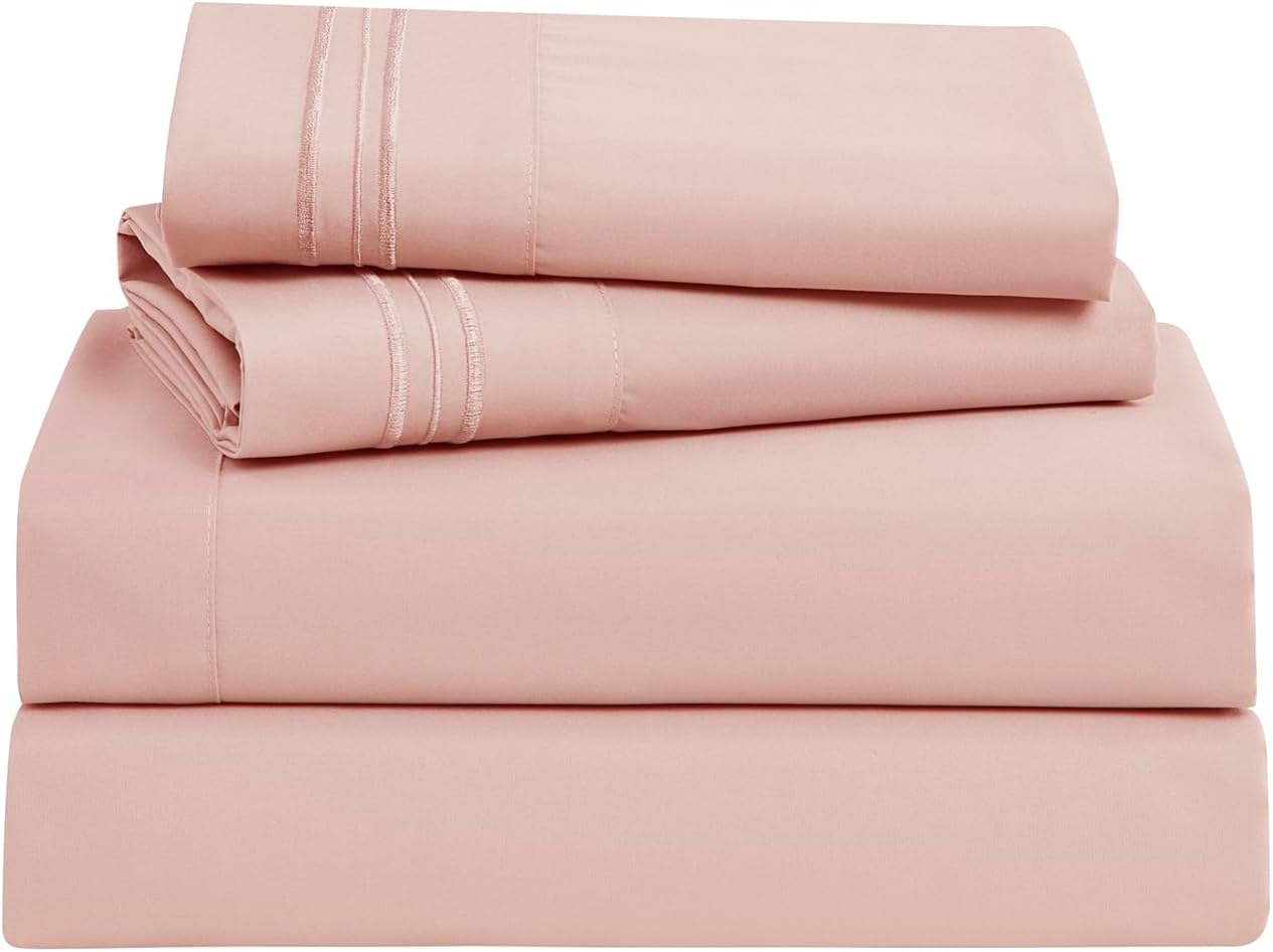 Clara Clark Bed Sheets Set - Premier 1800 Series Luxury Soft