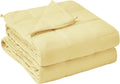 Cooling Weighted Blanket for Adults 20 lbs 60 x 80 Yellow