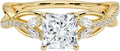 1-3 CT Moissanite Engagement Ring - Princess Cut Brilliance