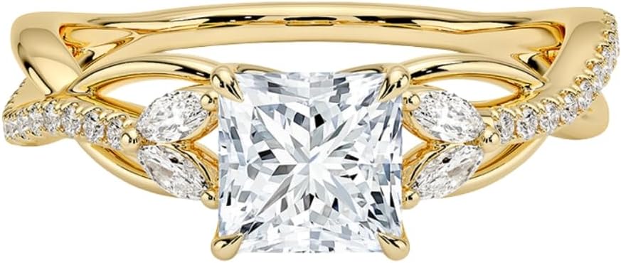 1-3 CT Moissanite Engagement Ring for Timeless Elegance