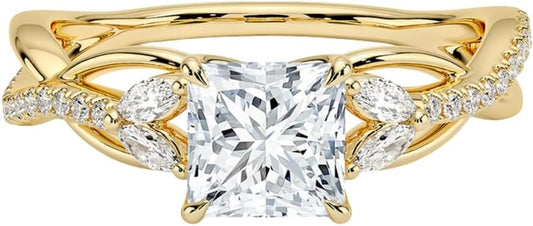 1-3 CT Moissanite Engagement Ring for Timeless Elegance