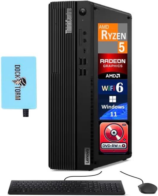 Lenovo ThinkCentre M75s SFF Business Desktop with Ryzen 5 Pro