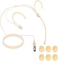 3 Pack Microphone Headset - Discreet Over-Ear Headworn Earset for Live
