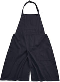Pottery Apron Split Leg Long Artist Painting Aprons with 3 Pockets