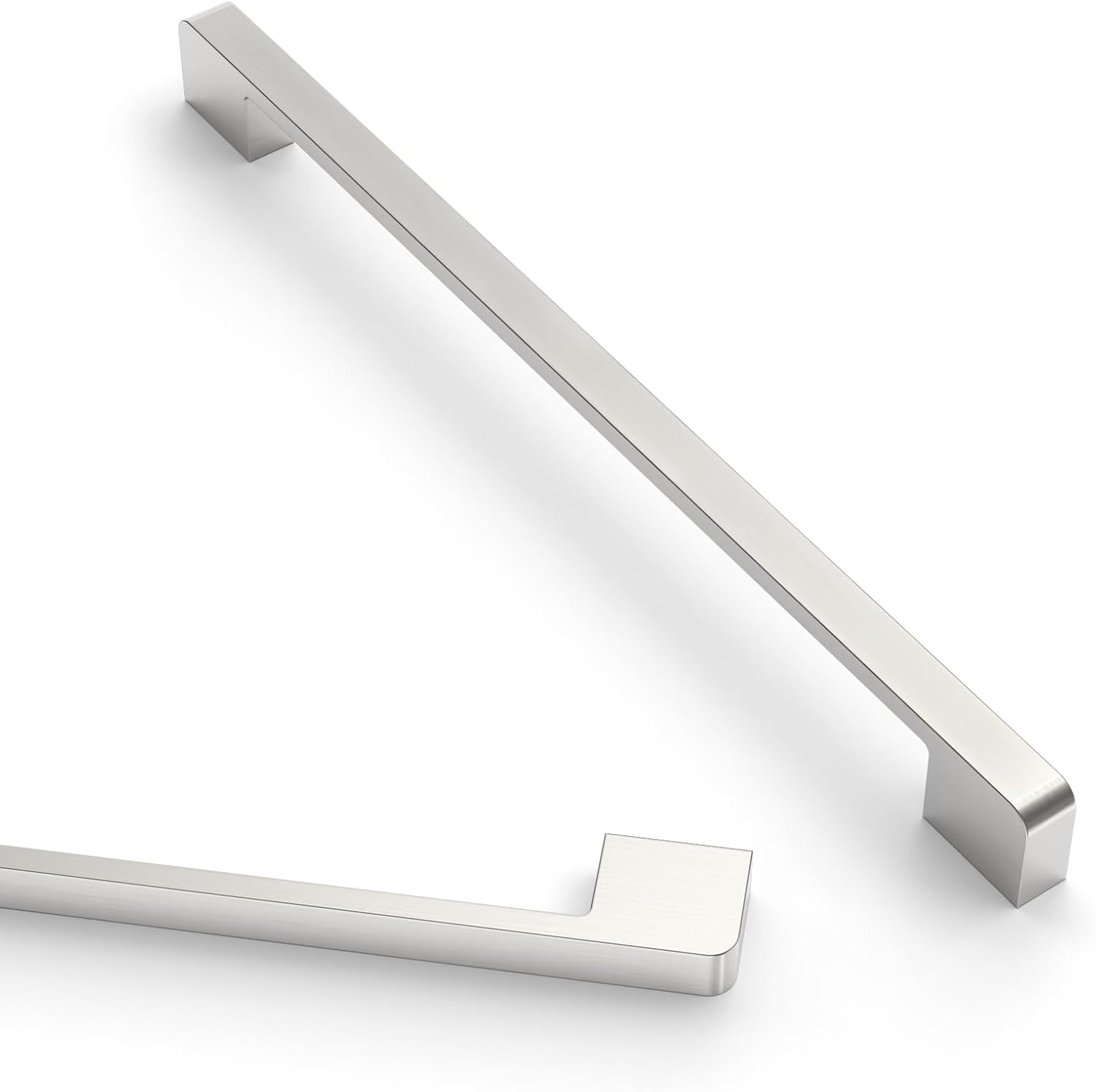 Asidrama 10 Pack 12.6 Inch Brushed Satin Nickel Cabinet Handles