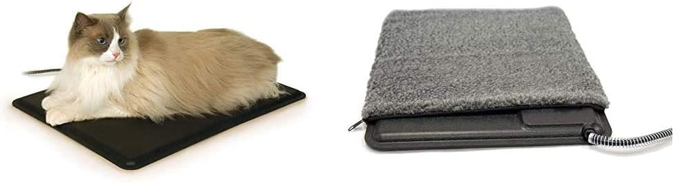K&H Extreme Weather Outdoor Heated Kitty Pad for Comfort