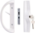 Sliding Patio Door Handle Set with Key Cylinder and Mortise Lock