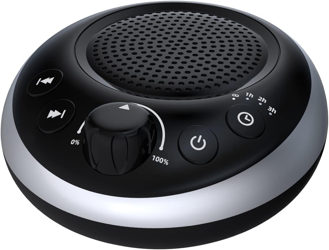 iDealSleep: 30 Soothing Sounds, 36-Level Volume, Auto-Off Timer