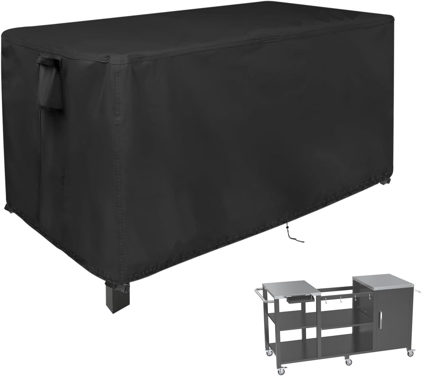 Outdoor Table Cover for Grill Station Prep Table - 64 inch
