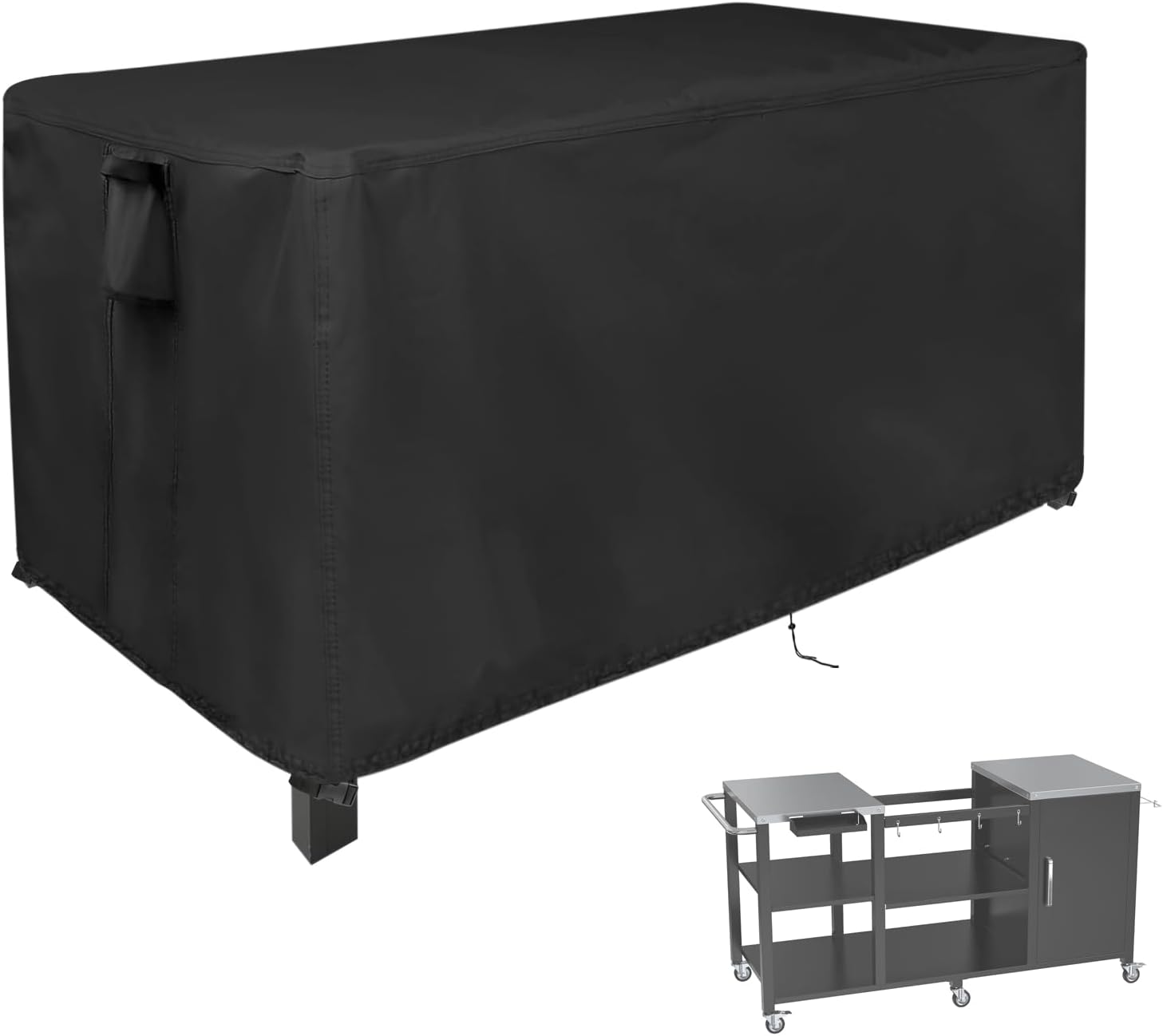Outdoor Table Cover for Grill Station Prep Table - 64 inch