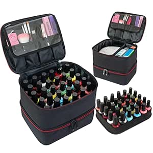ButterFox Nail Polish Carrying Case for 60-70 Bottles Storage