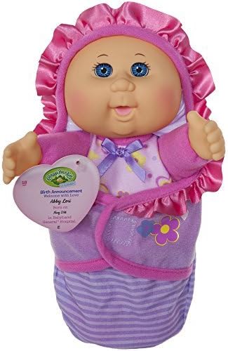 Cabbage Patch Kids Newborn Baby Doll Girl with Swaddle Blanket