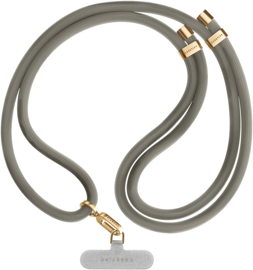 CASETiFY 8mm Rope Cross Body Strap with Card - Charcoal Review