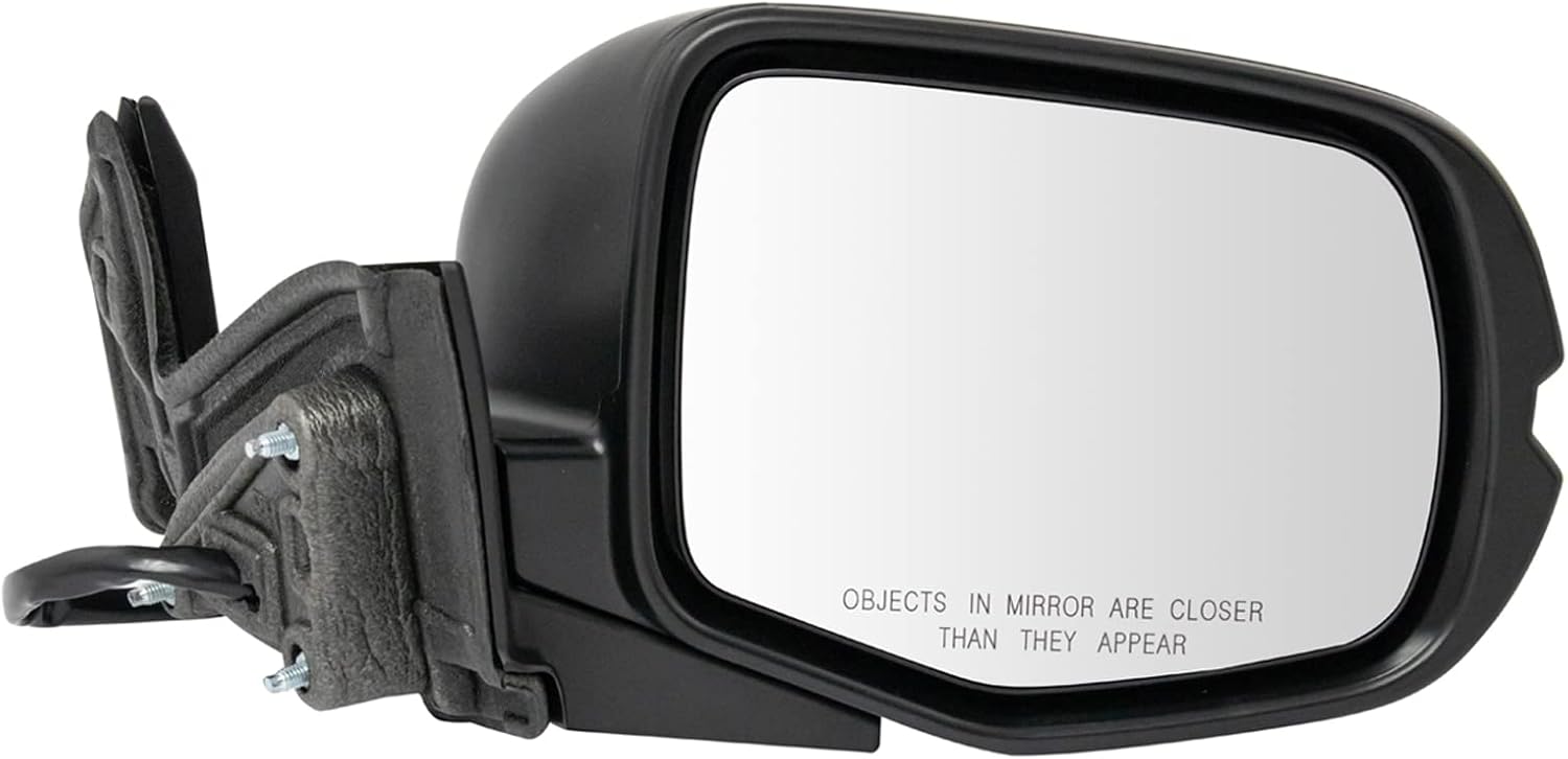 TRQ Right Passenger Side Power Heated Mirror for Honda Passport