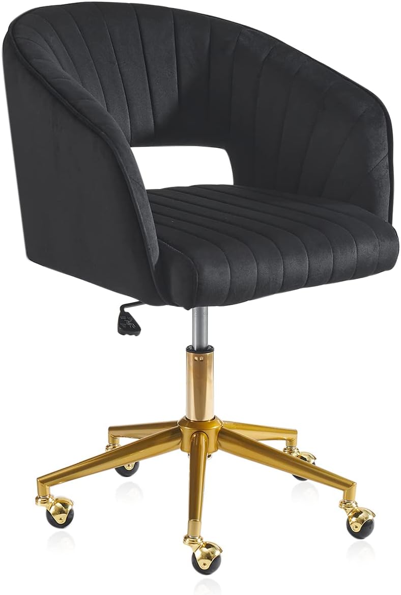 Nrizc Velvet Office Desk Chair for Modern Home and Office Use