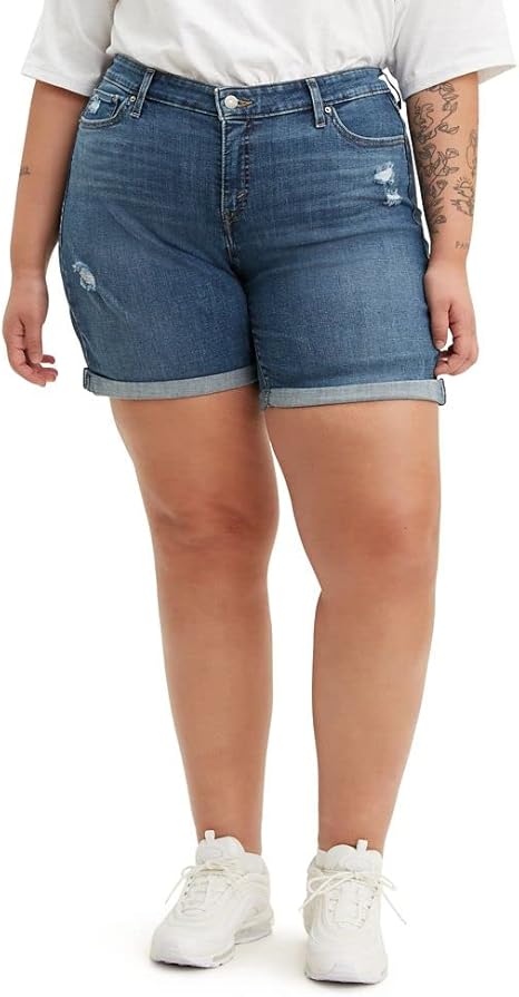 Levi's Women's Mid Length Shorts for Comfort and Style