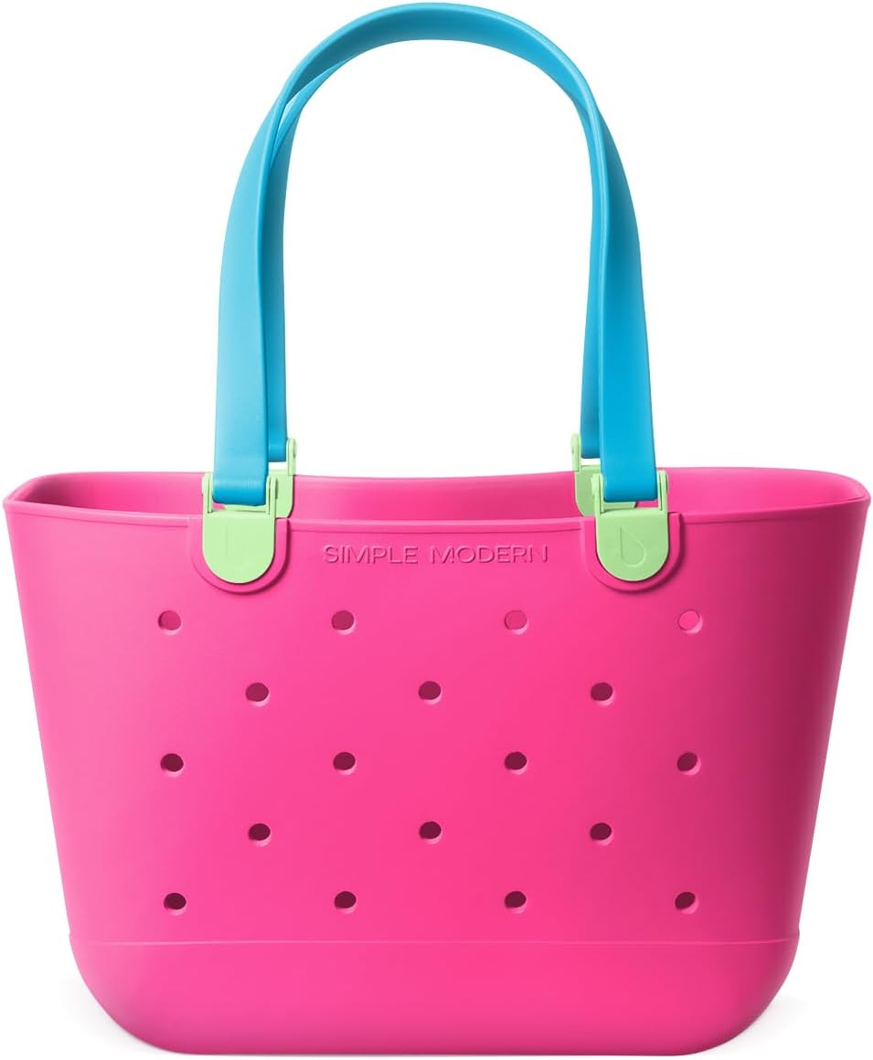 Simple Modern Large Beach Bag - Waterproof Tote for Travel & Sports