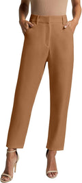 Women High Waisted Dress Work Ankle Pants 26/28/30 in - Office Staple