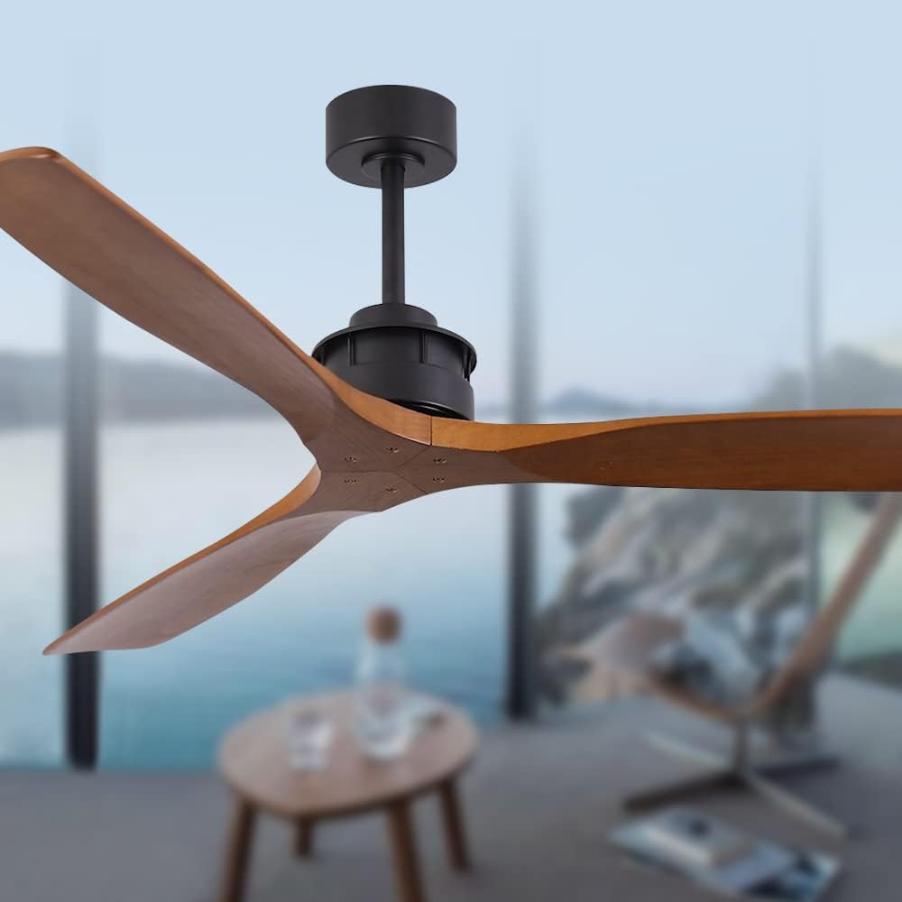 Sofucor 60 Inch Ceiling Fan with Remote for Indoor Outdoor Use
