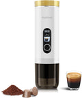 Self-Heating Portable Espresso Machine - Brew Anywhere!