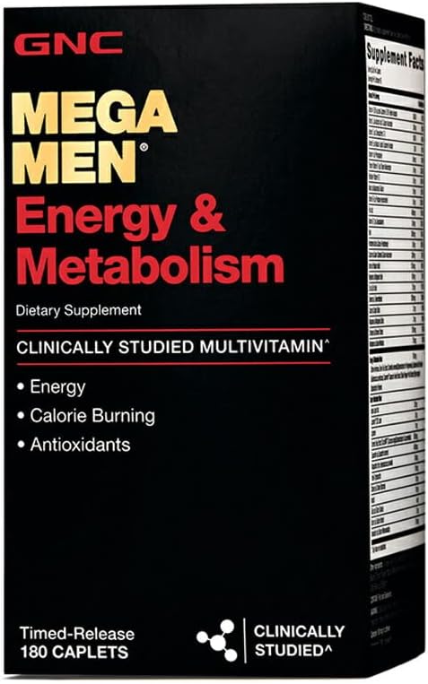 GNC Mega Men Energy & Metabolism Multivitamin for Men