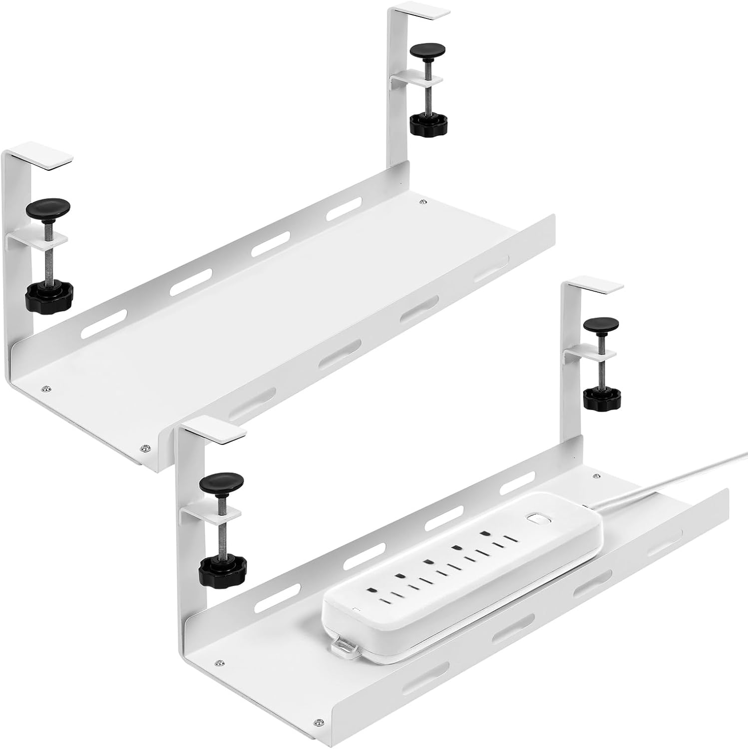 Wenhao Under Desk Cable Tray Set - Keep Your Workspace Organized & Comfortable
